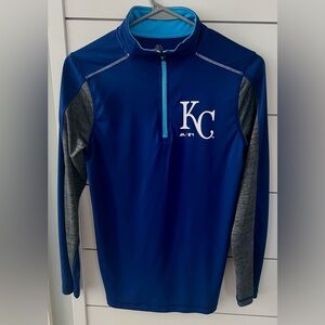 KC Royals Youth Quarter-Zip Pullover